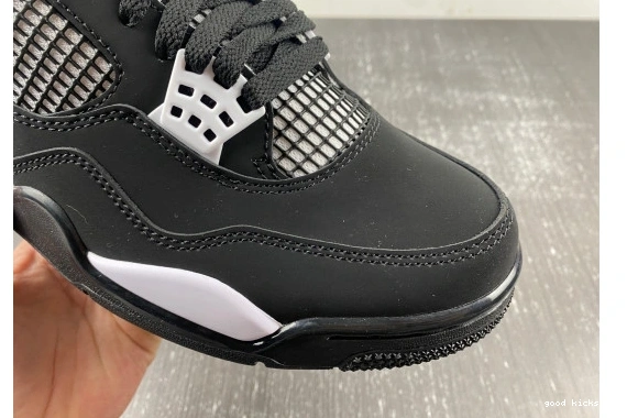 AIR 4 JORDAN FQ8135-001 WHITE RETRO THUNDER  FQ8135-001 0412